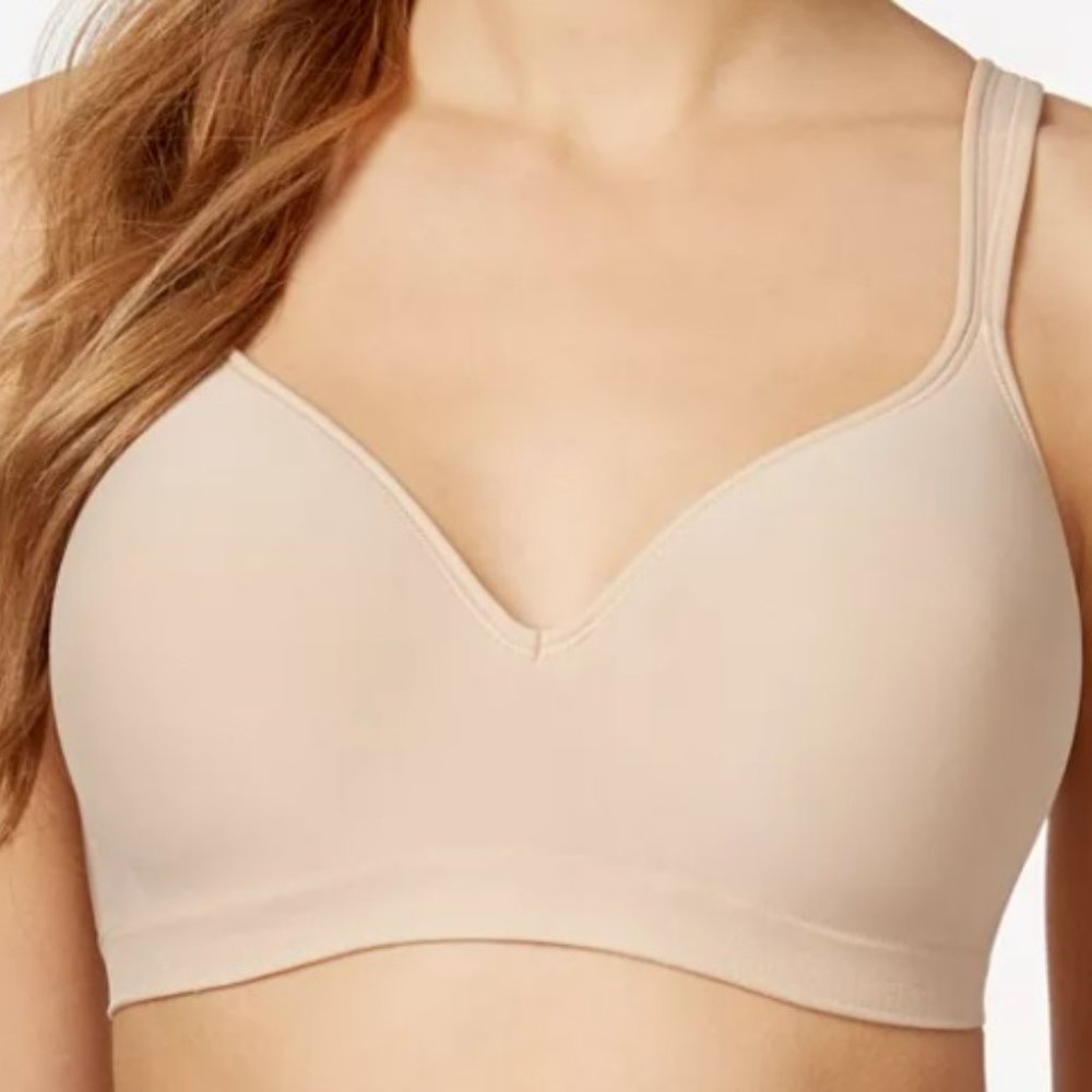 BALI Comfort Revolution Shaping Wireless Smoothing Bra Nude size 32C NWT